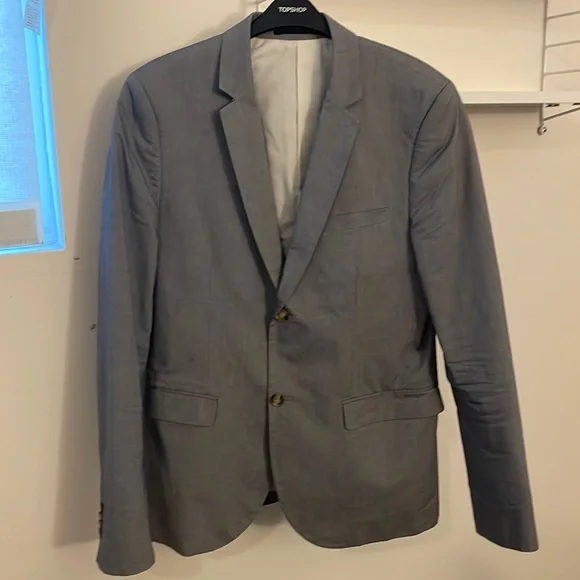 Topman grey blazer cheap